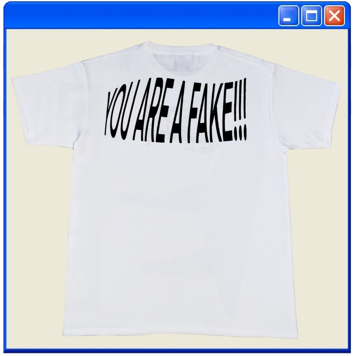 "Fake Human Test" Tshirt